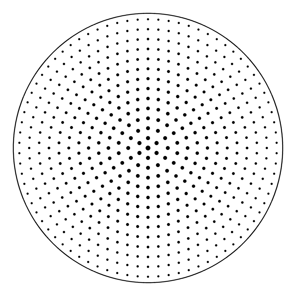 曼荼羅の塗り絵 53番の線画