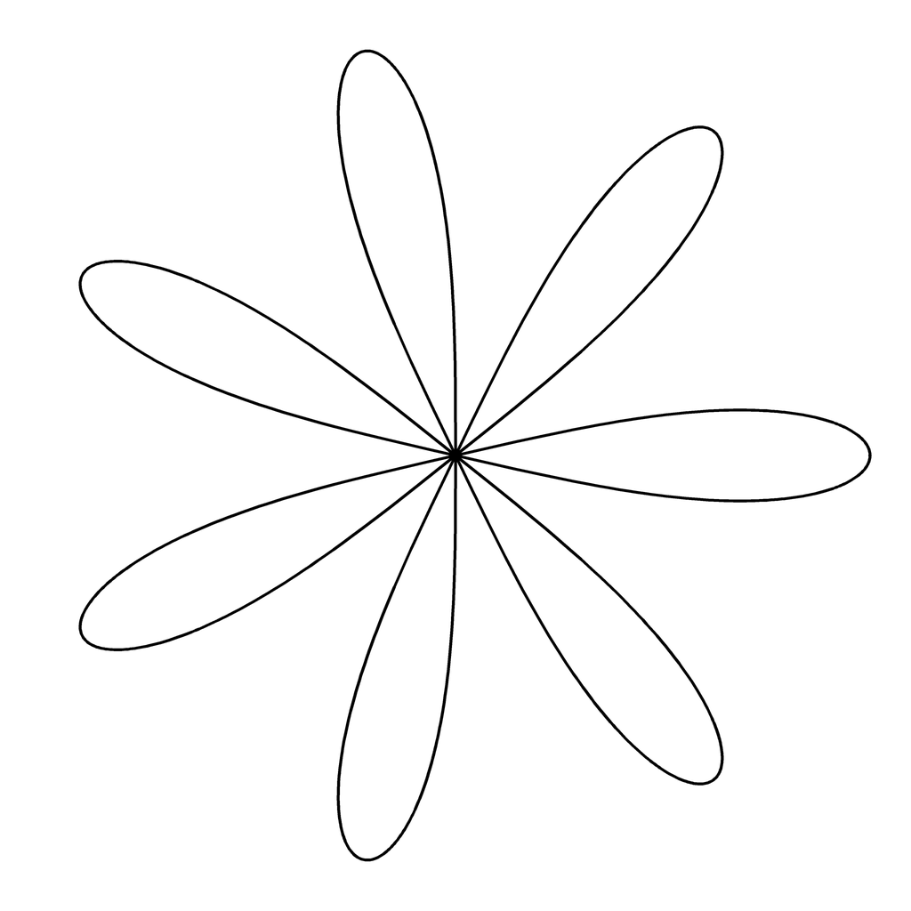 曼荼羅の塗り絵 56番の線画