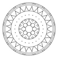 曼荼羅ぬりえ 02番