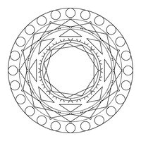 曼荼羅ぬりえ 05番