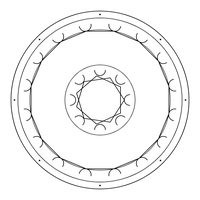 曼荼羅ぬりえ 09番