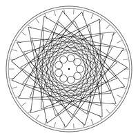 曼荼羅ぬりえ 28番