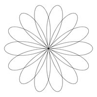 曼荼羅ぬりえ 57番