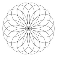 曼荼羅ぬりえ 58番